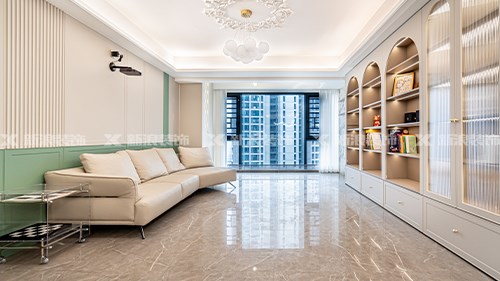 143m²精裝全屋定制，法式奶油溫馨實(shí)用|長(zhǎng)沙全屋整裝